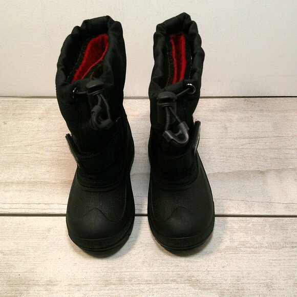 Kamik Rocket Snow Boot Toddler Size 8 Black. Lined Waterproof - Picture 4 of 9